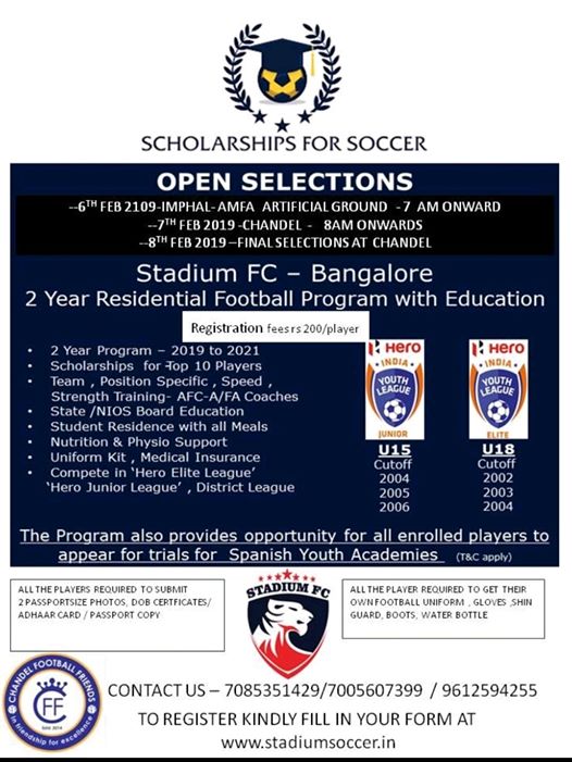 Scholarships for Soccer – Selection