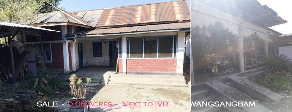 URGENT SALE – 0.08 Acres – With a House – Low Sale Price – Wide IV Road – Nr. Army Camp – LUWANGSANGBAM