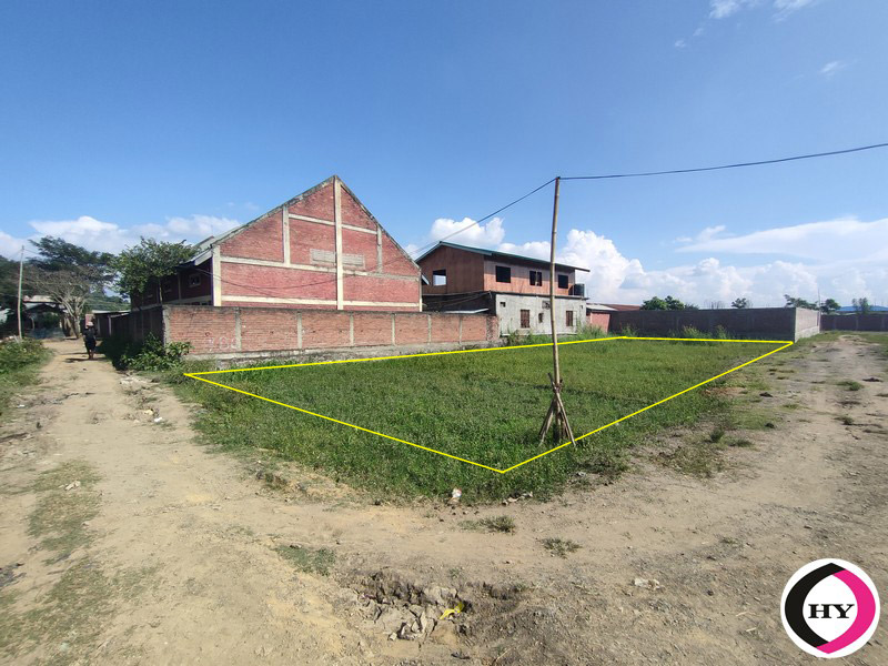 URGENT SALE – 0.09 acres – Open Plot – Just adjoining a Church – LANGOL GAME VILLAGE