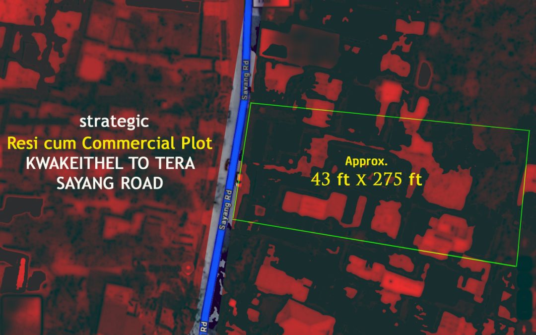 SALE – Resi cum Commercial Plot – Strategic & Sought-after Location – Huge Possibilities – SAYANG ROAD